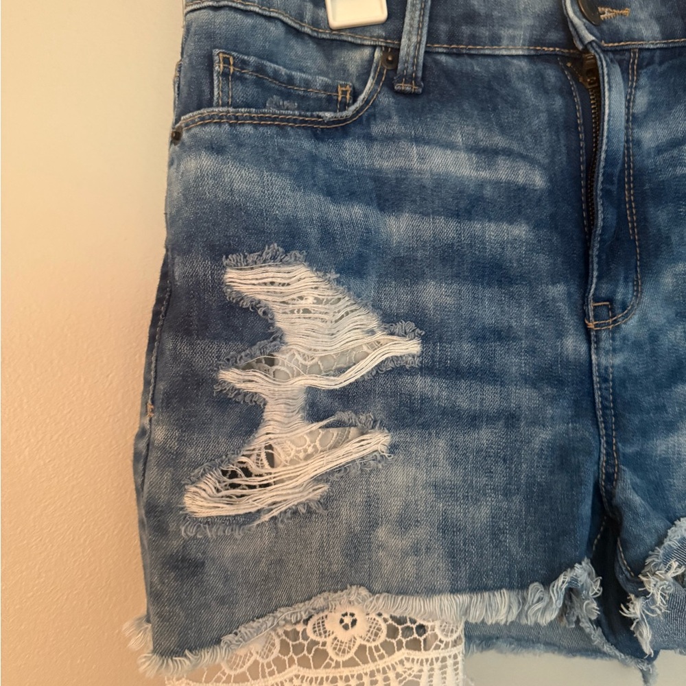 High Rise Mudd Shorts - Picture 3 of 7